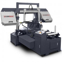 Automatische Doppelsäulen-Gehrungsbandsäge für Metall CORMAK HR600SA