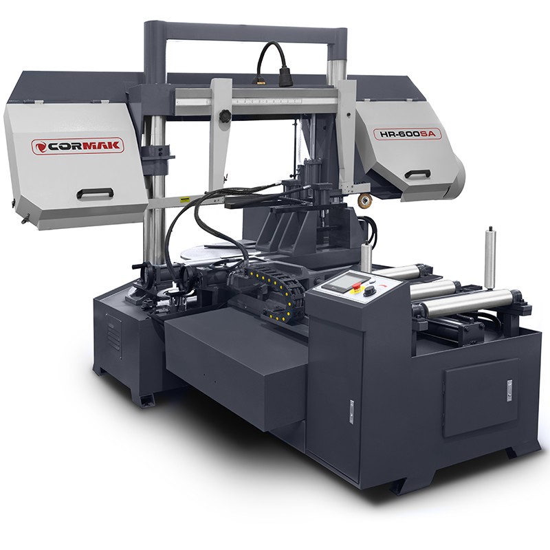 Automatische Doppelsäulen-Gehrungsbandsäge für Metall CORMAK HR600SA
