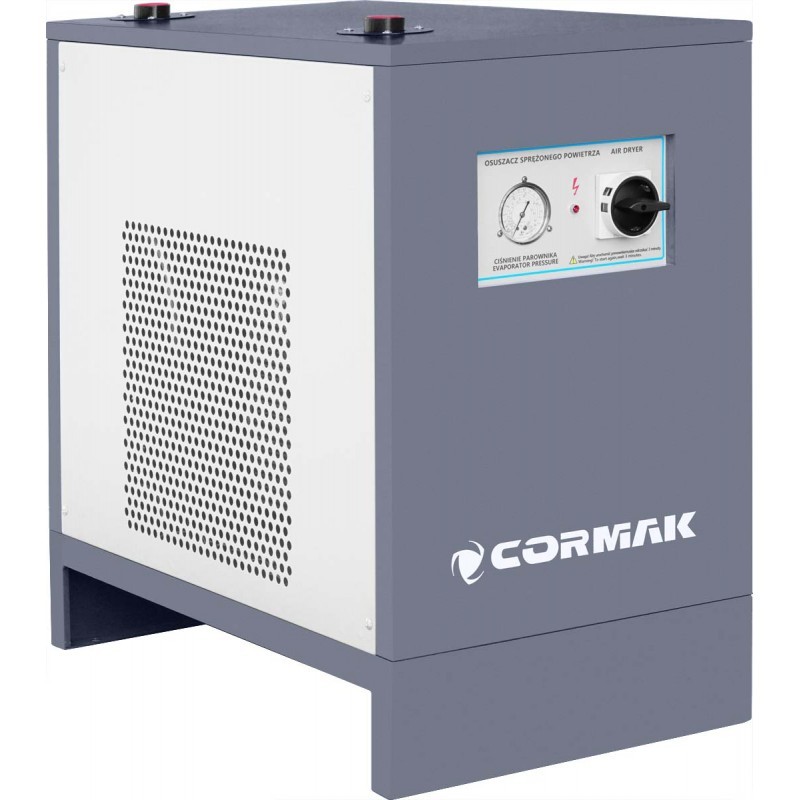 Schraubenkompressor mit Kältetrockner N10S und 200L vertikalem Druckluftbehälter CORMAK LUFT 700 VSD+PM 650L/min 5.5kW