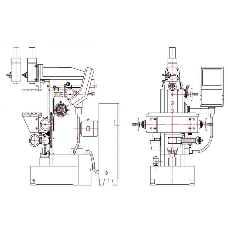 Werkzeugfräsmaschine CORMAK XN830
