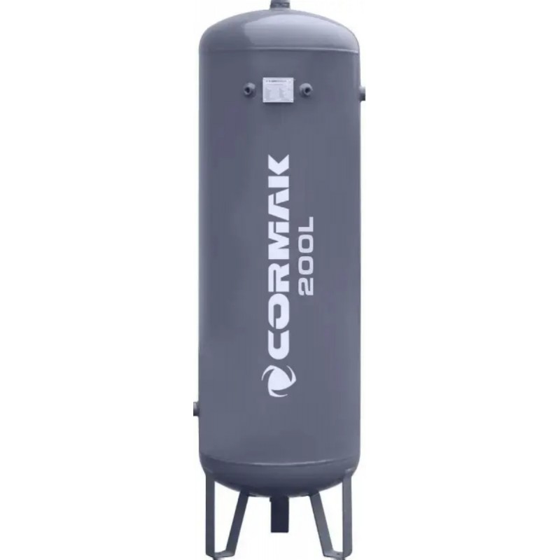 Schraubenkompressor mit 200L vertikalem Druckluftbehälter CORMAK LUFT 700 VSD+PM 650L/min 5.5kW