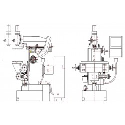 Werkzeugfräsmaschine CORMAK XN840