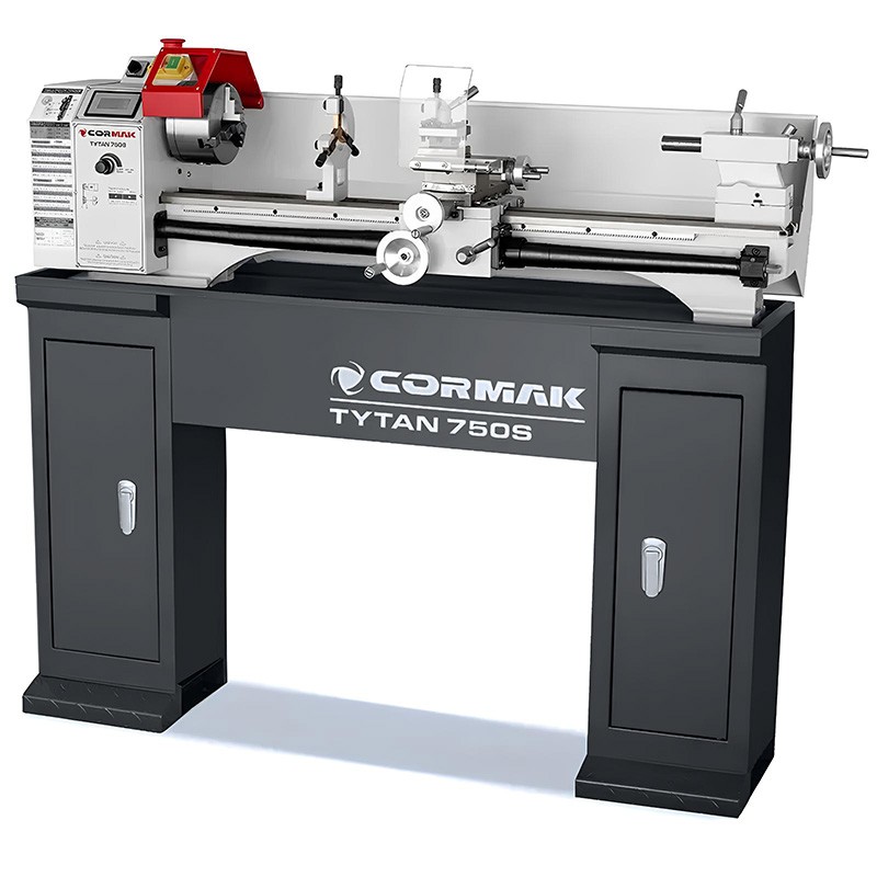 Konventionelle Universaldrehmaschine CORMAK TYTAN 220x750S VARIO 230V