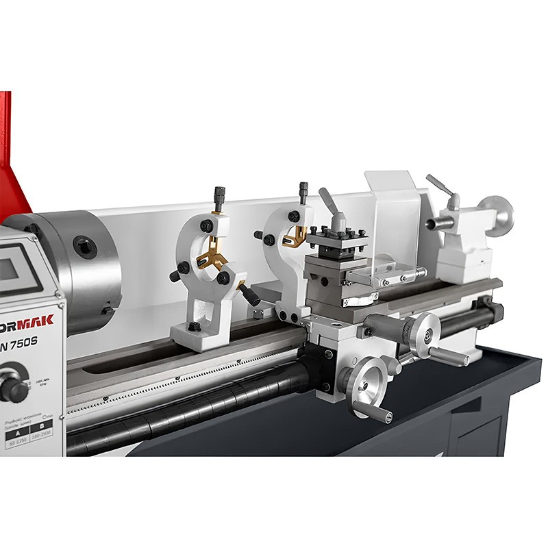 Universaldrehmaschine CORMAK TYTAN 220x750S VARIO 230V mit Untergestell