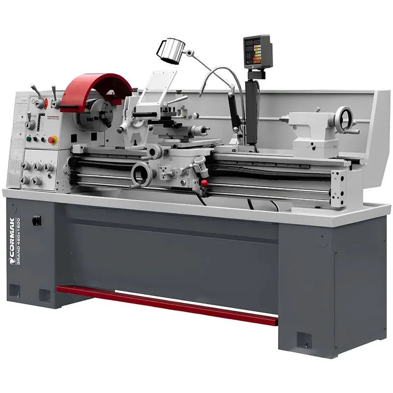 Konventionelle Universaldrehmaschine CORMAK GRAND 420x1500 + Drehmeißel + mitlaufende Spitze