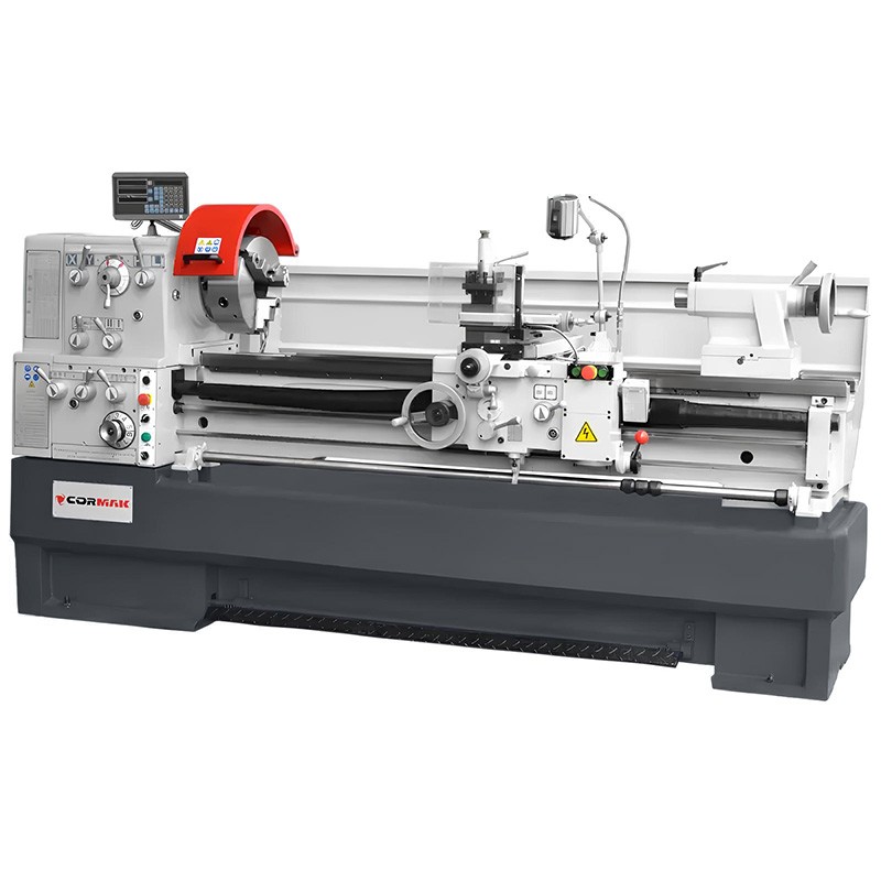 Konventionelle Universaldrehmaschine CORMAK 460 x 2000 + Drehmeißel + mitlaufende Spitze