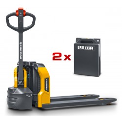 Elektrischer Palettenhubwagen CORMAK Q15-5 1500kg Li-Ion (elektrisches Heben und Fahren) + Zusatzbatterie | CORMAK