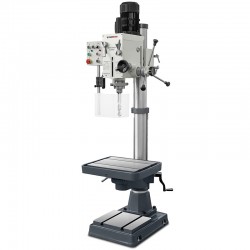 Industrielle Getriebe-Säulenbohrmaschine CORMAK ZS-40HS + Gewindeschneidhalter-Set