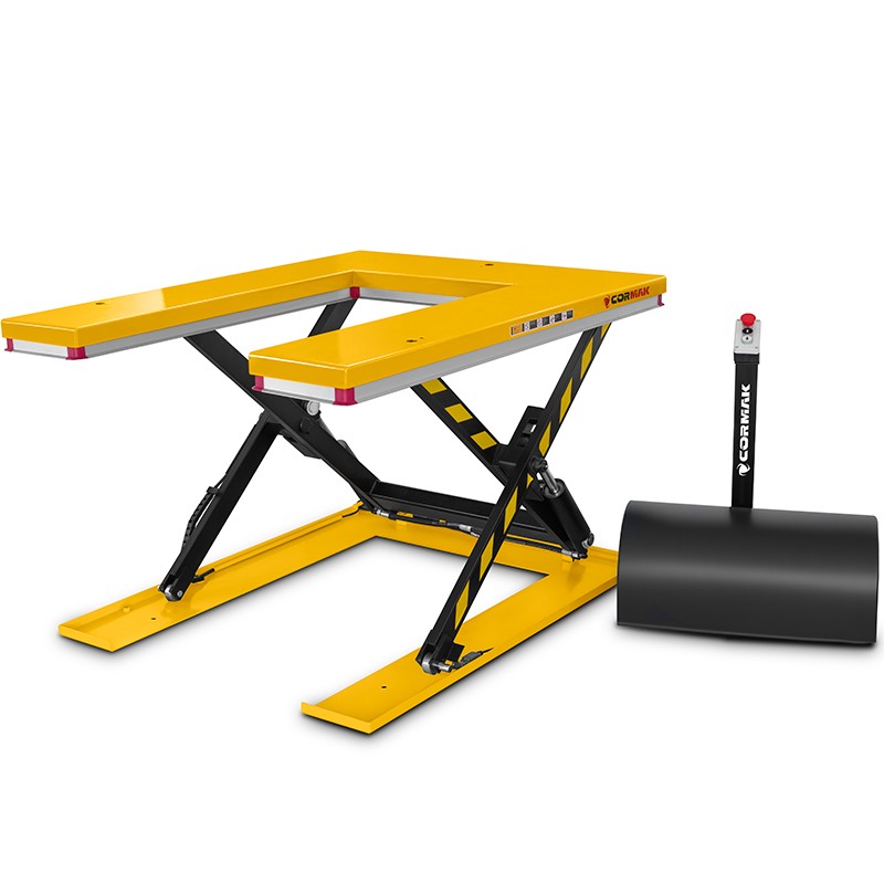 Elektrischer Scherenhubtisch CORMAK TAU1000 (Tragkraft 1000kg, Hubhöhe 860mm)