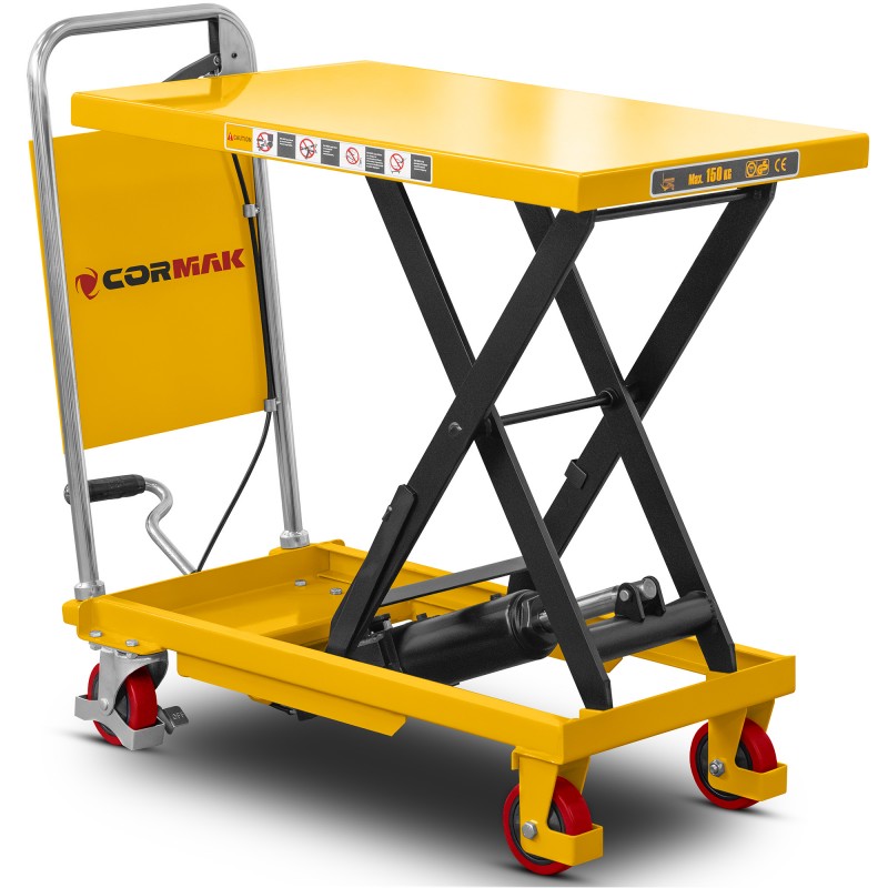 Scherenhubtisch CORMAK TA15B (Tragkraft 150kg, Hubhöhe 745mm)