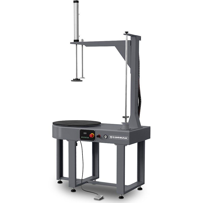 Halbautomatischer Stretchfolienwickler für Pakete und Kartons CORMAK O-900 | CORMAK