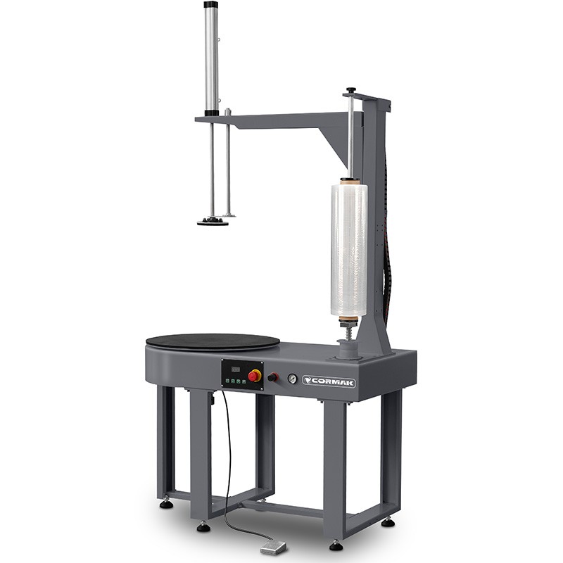 Halbautomatischer Stretchfolienwickler für Pakete und Kartons CORMAK O-900 | CORMAK