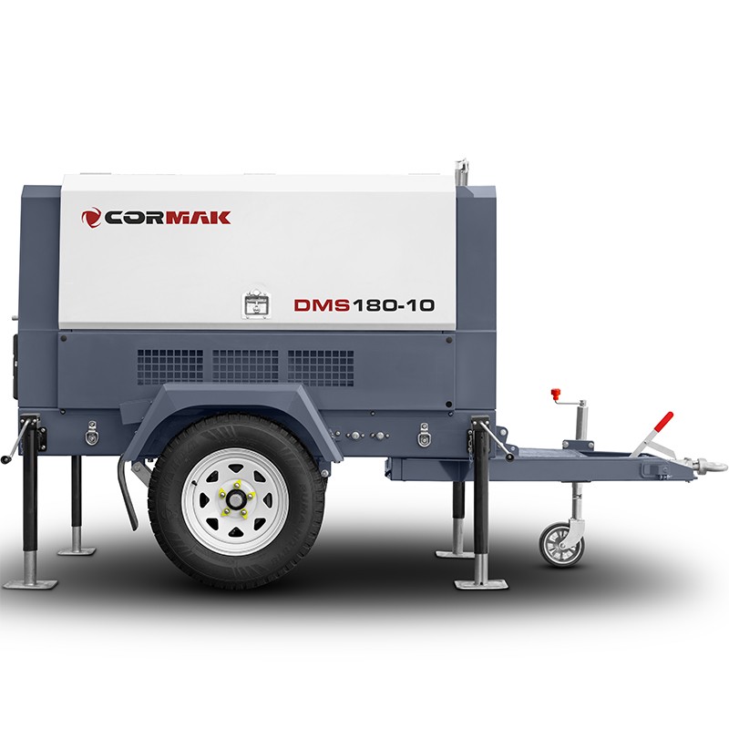 Mobiler Diesel-Schraubenkompressor CORMAK DMS180-10 10BAR | Hersteller CORMAK