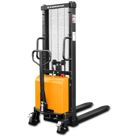 Halbelektrischer Hochhubwagen CORMAK B1016 (Tragfähigkeit 1000 kg, Hubhöhe 1600 mm)