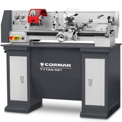 Konventionelle Universaldrehmaschine CORMAK TYTAN 210x520 230V + Satz Drehmeißel | Hersteller CORMAK