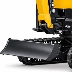 Minibagger CORMAK KL10 1.000kg mit Joystick-Steuerung und verstellbarem Kettenfahrwerk