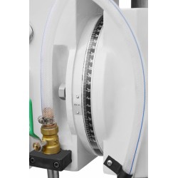 Industrielle Getriebe-Säulenbohrmaschine CORMAK ZS-40B mit Automatikvorschub + Gewindeschneidhalter-Set