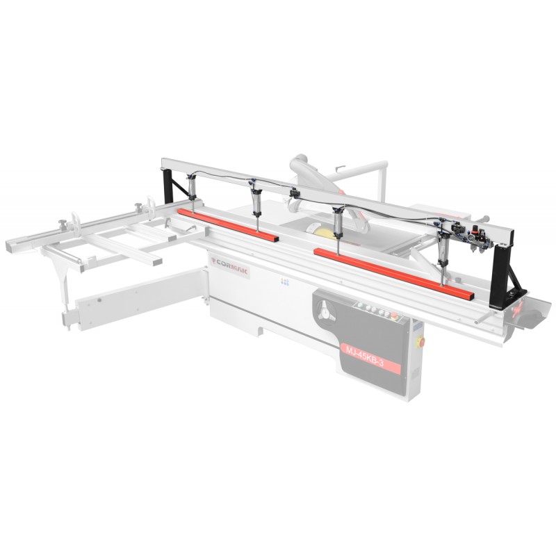 Zweiteiliges pneumatisches Spannsystem CORMAK 3200mm für Formatsäge