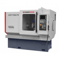 CNC-Drehmaschine CORMAK CK7150LT6 mit angetriebenen Werkzeugen + Roboter