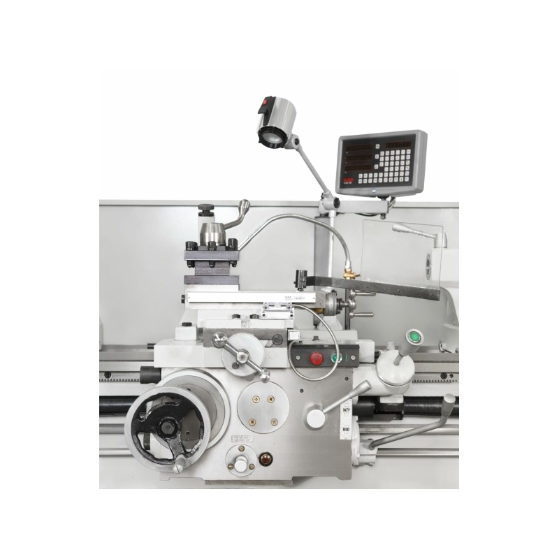 Konventionelle Universaldrehmaschine CORMAK 500 x 1500YC + Drehmeißel + mitlaufende Spitze