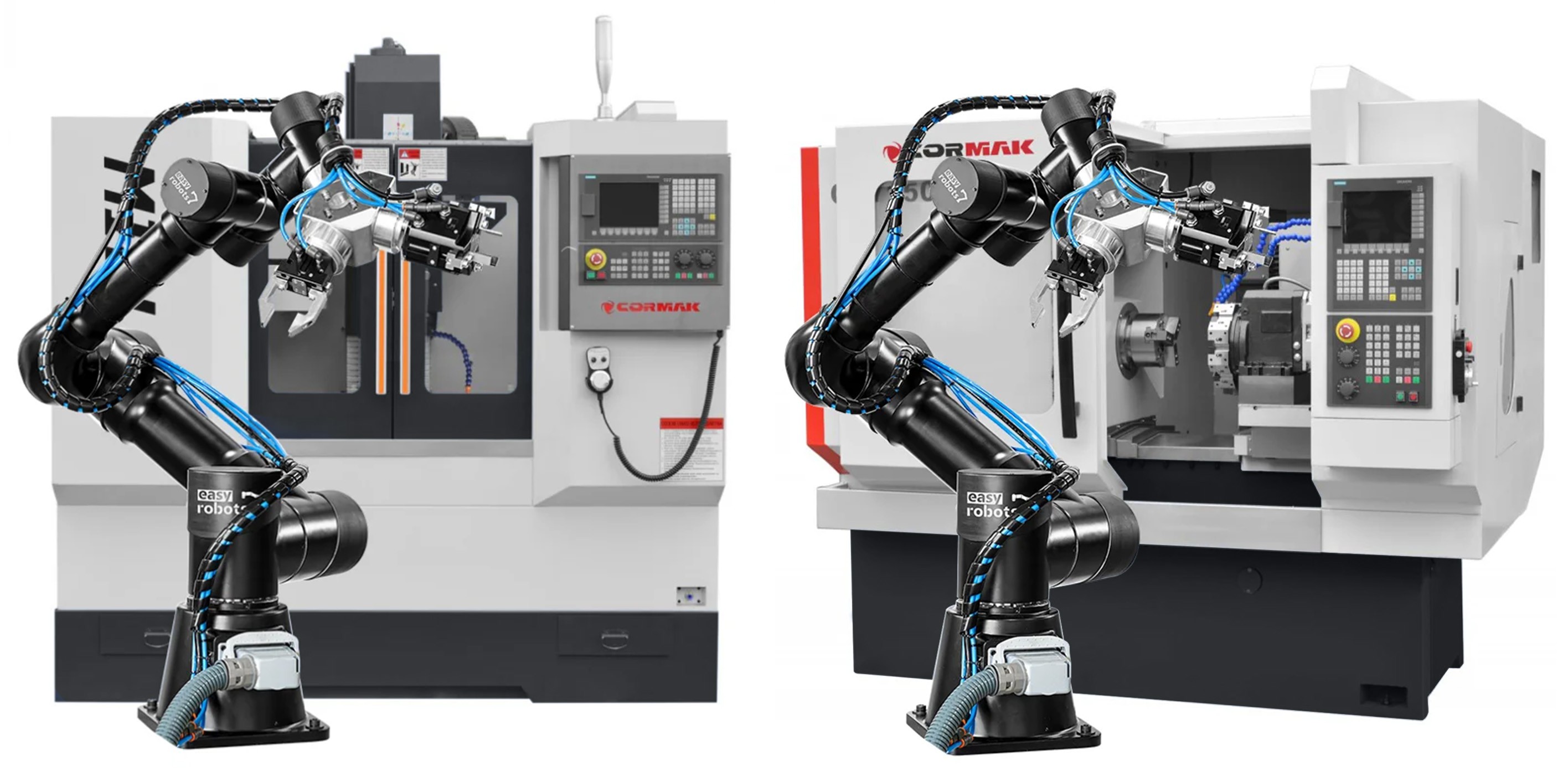 CNC-Maschinen mit Robotersystemen
